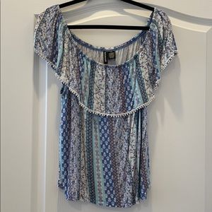 Off the shoulder blouse